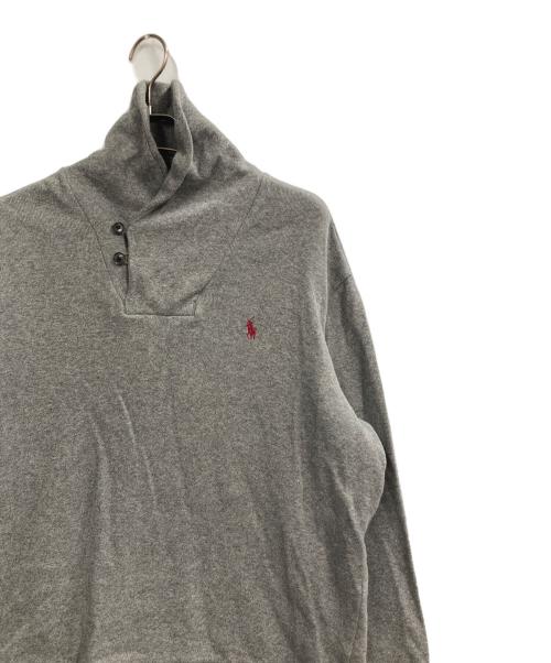 POLO RALPH LAUREN（ポロ・ラルフローレン）POLO RALPH LAUREN (ポロ・ラルフローレン) ショールカラースウェット グレー サイズ:XLの古着・服飾アイテム
