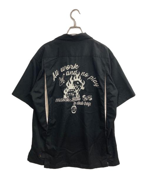 Schott（ショット）Schott (ショット) BOWLING SHIRT ブラック サイズ:Mの古着・服飾アイテム