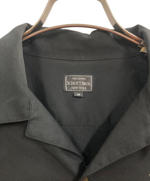 Schott（ショット）Schott (ショット) BOWLING SHIRT ブラック サイズ:Mの古着・服飾アイテム