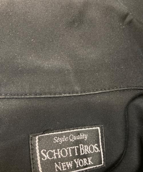 Schott（ショット）Schott (ショット) BOWLING SHIRT ブラック サイズ:Mの古着・服飾アイテム