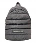 marimekkoマリメッコ）の古着「lolly キルティングリュック」｜ブラック