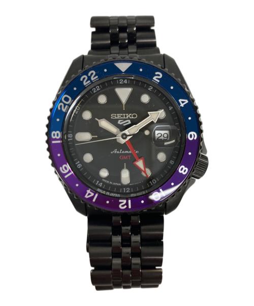 SEIKO（セイコー）SEIKO (セイコー) ファイブスポーツSKXシリーズGMT ブラックの古着・服飾アイテム