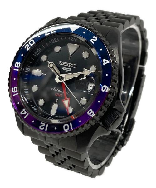 SEIKO（セイコー）SEIKO (セイコー) ファイブスポーツSKXシリーズGMT ブラックの古着・服飾アイテム