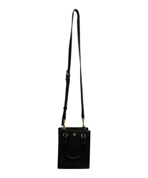 TORY BURCH（トリーバーチ）TORY BURCH (トリーバーチ) ブレイクミニショッパー / 2WAYバッグ ブラックの古着・服飾アイテム