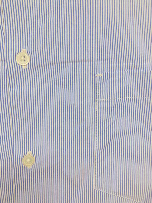 ATON（エイトン）ATON (エイトン) ストライプシャツ スカイブルー サイズ:04の古着・服飾アイテム