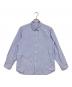ATON（エイトン）の古着「ストライプシャツ」｜スカイブルー
