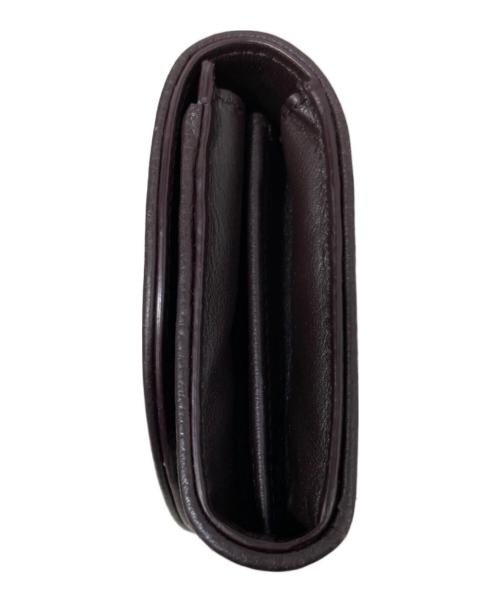 BURBERRY（バーバリー）BURBERRY (バーバリー) HIGHLANDS WALLET COATED CHECK JACQUARD ブラウンの古着・服飾アイテム