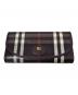 BURBERRY（バーバリー）の古着「HIGHLANDS WALLET COATED CHECK JACQUARD」｜ブラウン