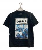 Adam et Ropeアダム エ ロペ）の古着「oasisプリントTシャツ」｜ブラック