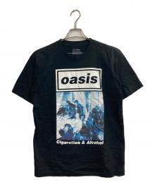 Adam et Rope（アダム エ ロペ）の古着「oasisプリントTシャツ」｜ブラック