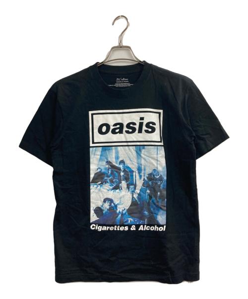 Adam et Rope（アダム エ ロペ）Adam et Rope (アダム エ ロペ) oasisプリントTシャツ ブラック サイズ:M 未使用品の古着・服飾アイテム