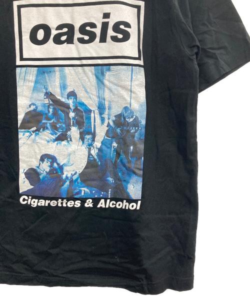 Adam et Rope（アダム エ ロペ）Adam et Rope (アダム エ ロペ) oasisプリントTシャツ ブラック サイズ:M 未使用品の古着・服飾アイテム