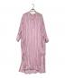 ne quittez pas（ヌキテパ）の古着「C.VOILE STRIPE KURTA DRESS」｜ピンク