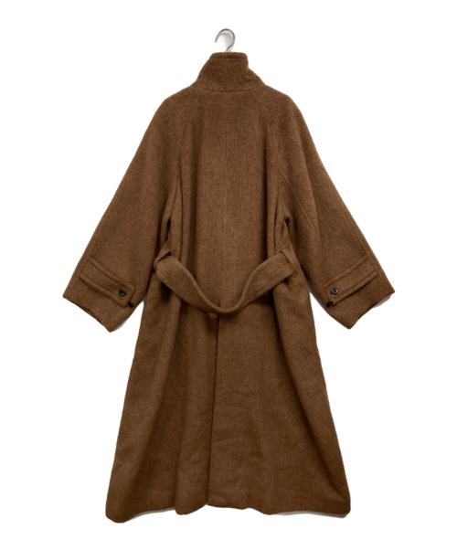 Adam et Rope（アダム エ ロペ）Adam et Rope (アダム エ ロペ) スタンドカラーマキシコート ブラウン サイズ:SIZE 38 未使用品の古着・服飾アイテム