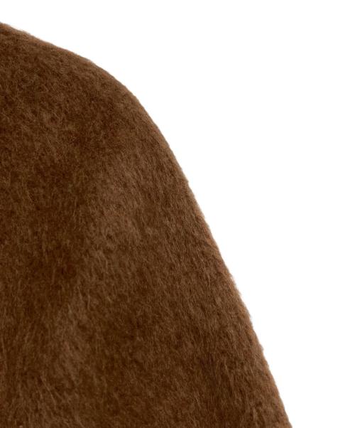 Adam et Rope（アダム エ ロペ）Adam et Rope (アダム エ ロペ) スタンドカラーマキシコート ブラウン サイズ:SIZE 38 未使用品の古着・服飾アイテム