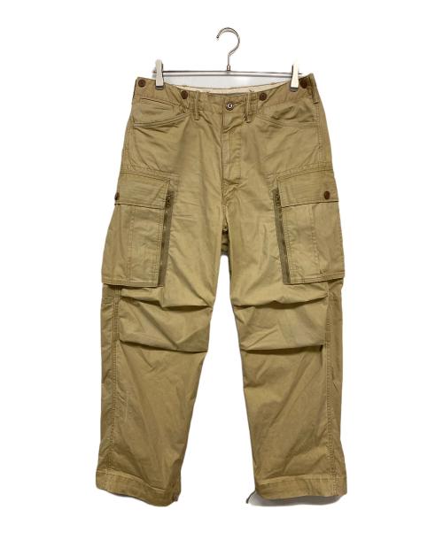 RRL（ダブルアールエル）RRL (ダブルアールエル) レンジャーポプリンカーゴパンツ ベージュ サイズ:32の古着・服飾アイテム