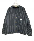 Schottショット）の古着「STRIPE ENGINEER JACKET」｜ブラック