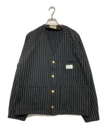 Schott（ショット）の古着「STRIPE ENGINEER JACKET」｜ブラック