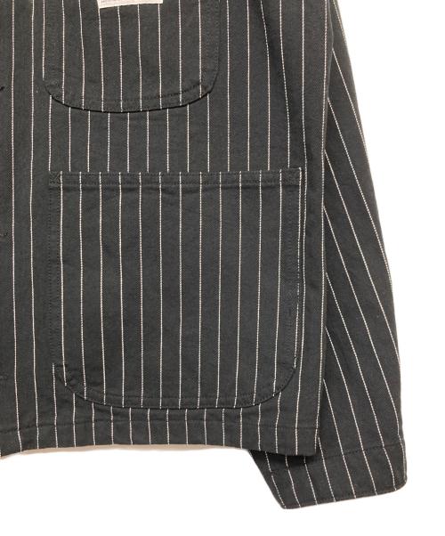 Schott（ショット）Schott (ショット) STRIPE ENGINEER JACKET ブラック サイズ:Mの古着・服飾アイテム