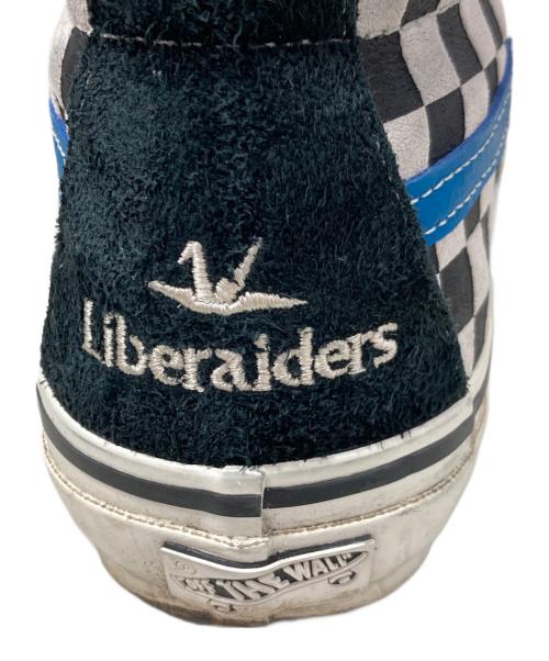 VANS（ヴァンズ）VANS (ヴァンズ) Liberaiders (リベレイダース) PREMIUM SK8-MID REISSUE 83 ブラック×ブルー サイズ:26cmの古着・服飾アイテム