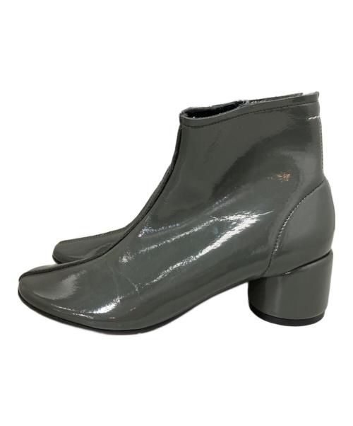 MM6 Maison Margiela（エムエムシックスメゾンマルジェラ）MM6 Maison Margiela (エムエムシックスメゾンマルジェラ) ヒールブーツ グレー サイズ:38の古着・服飾アイテム