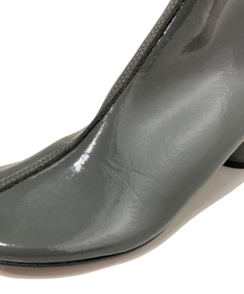 MM6 Maison Margiela（エムエムシックスメゾンマルジェラ）MM6 Maison Margiela (エムエムシックスメゾンマルジェラ) ヒールブーツ グレー サイズ:38の古着・服飾アイテム