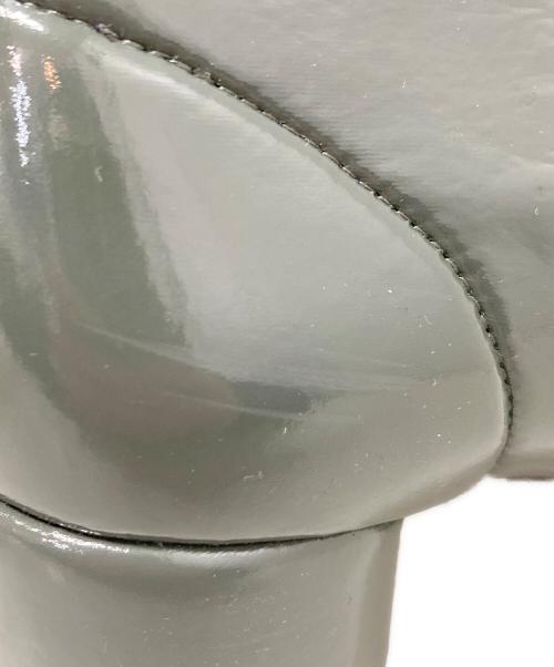 MM6 Maison Margiela（エムエムシックスメゾンマルジェラ）MM6 Maison Margiela (エムエムシックスメゾンマルジェラ) ヒールブーツ グレー サイズ:38の古着・服飾アイテム