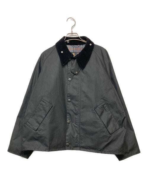 Barbour（バブアー）Barbour (バブアー) OS TRANSPORT ワックスコットンショートブルゾン ブラック サイズ:34の古着・服飾アイテム