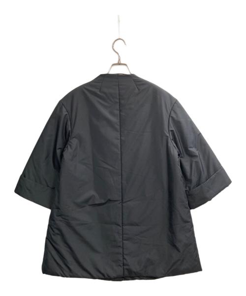 BALLSEY（ボールジィ）BALLSEY (ボールジィ) パデットタフタ Aラインコート ブラック サイズ:34の古着・服飾アイテム