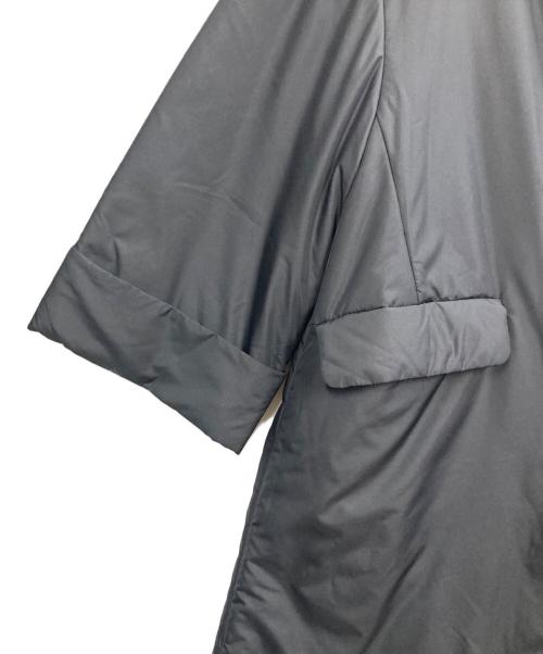 BALLSEY（ボールジィ）BALLSEY (ボールジィ) パデットタフタ Aラインコート ブラック サイズ:34の古着・服飾アイテム