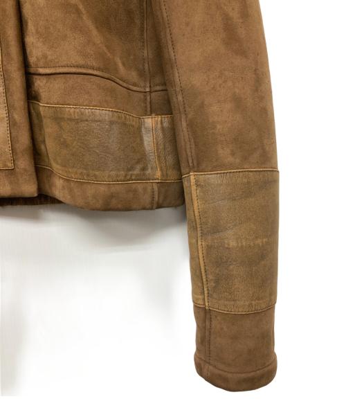 LOEWE（ロエベ）LOEWE (ロエベ) ムートンジャケット ブラウン サイズ:表記無し（実寸サイズをご参照下さい）の古着・服飾アイテム