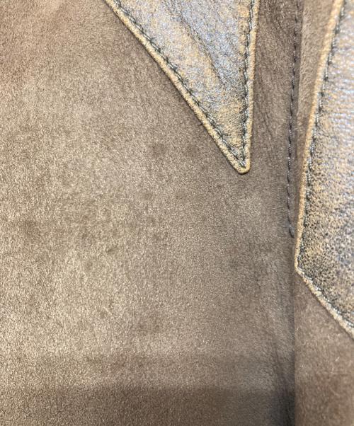 LOEWE（ロエベ）LOEWE (ロエベ) ムートンジャケット ブラウン サイズ:表記無し（実寸サイズをご参照下さい）の古着・服飾アイテム