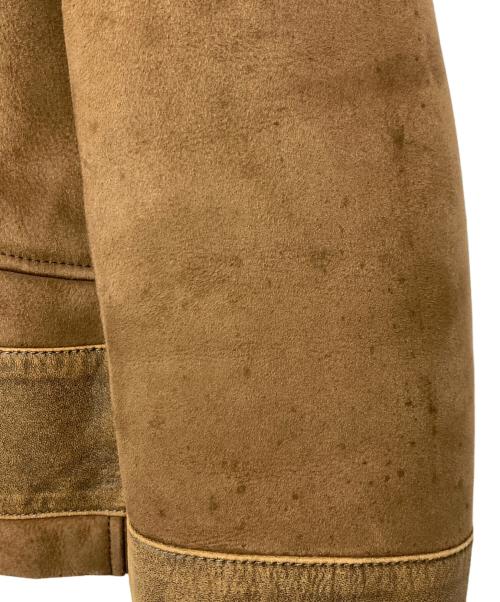 LOEWE（ロエベ）LOEWE (ロエベ) ムートンジャケット ブラウン サイズ:表記無し（実寸サイズをご参照下さい）の古着・服飾アイテム