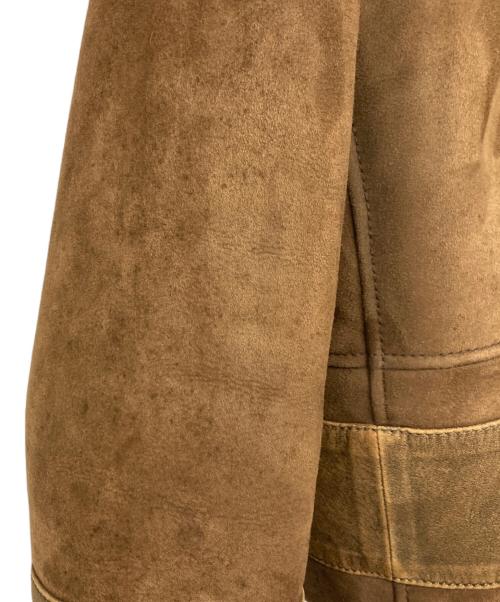 LOEWE（ロエベ）LOEWE (ロエベ) ムートンジャケット ブラウン サイズ:表記無し（実寸サイズをご参照下さい）の古着・服飾アイテム