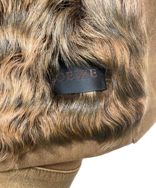 LOEWE（ロエベ）LOEWE (ロエベ) ムートンジャケット ブラウン サイズ:表記無し（実寸サイズをご参照下さい）の古着・服飾アイテム
