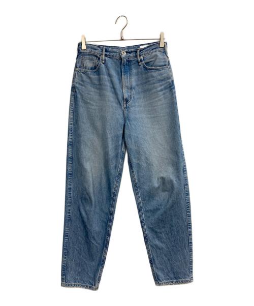 upper hights（アッパーハイツ）upper hights (アッパーハイツ) THE FIG ハイライズワイドテーパードシルエットデニムパンツ インディゴ サイズ:24の古着・服飾アイテム