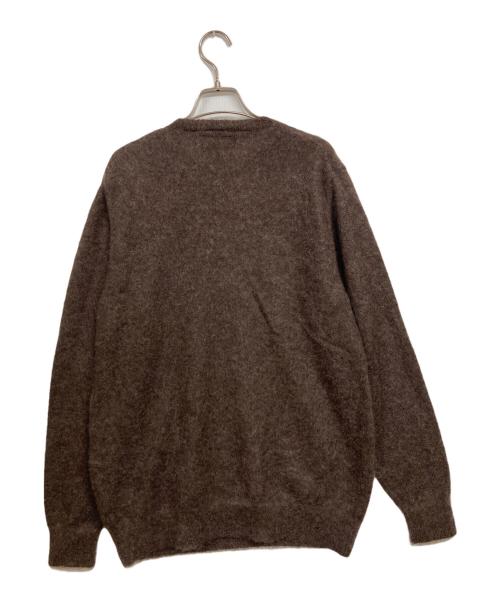 BEAMS PLUS（ビームスプラス）BEAMS PLUS (ビームスプラス) Crew Stretch Mohair ブラウン サイズ:Mの古着・服飾アイテム