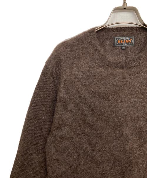 BEAMS PLUS（ビームスプラス）BEAMS PLUS (ビームスプラス) Crew Stretch Mohair ブラウン サイズ:Mの古着・服飾アイテム