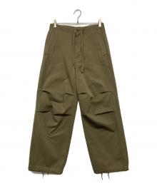 ULTERIOR（アルテリア）の古着「CHAMBRAY DOESKIN MIL-PANTS」｜オリーブ