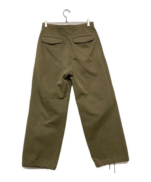 ULTERIOR（アルテリア）ULTERIOR (アルテリア) CHAMBRAY DOESKIN MIL-PANTS オリーブ サイズ:3の古着・服飾アイテム
