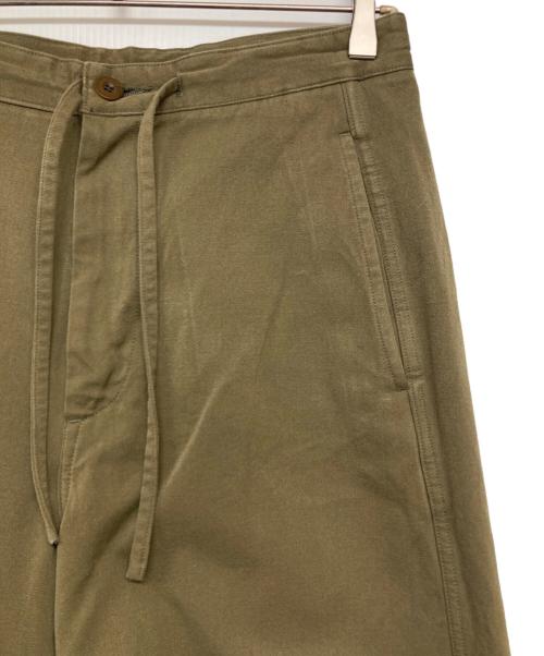 ULTERIOR（アルテリア）ULTERIOR (アルテリア) CHAMBRAY DOESKIN MIL-PANTS オリーブ サイズ:3の古着・服飾アイテム