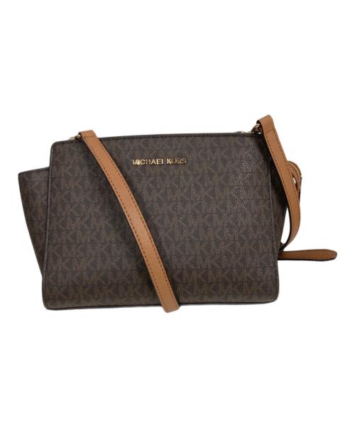 MICHAEL KORS（マイケル・コース）MICHAEL KORS (マイケル・コース) ショルダーバッグ ブラウンの古着・服飾アイテム