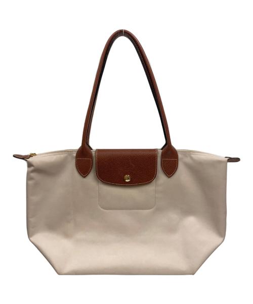 LONGCHAMP（ロンシャン）LONGCHAMP (ロンシャン) ル プリアージュ® オリジナル M ショルダーバッグ ベージュの古着・服飾アイテム
