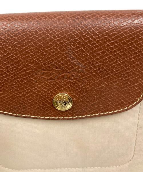LONGCHAMP（ロンシャン）LONGCHAMP (ロンシャン) ル プリアージュ® オリジナル M ショルダーバッグ ベージュの古着・服飾アイテム