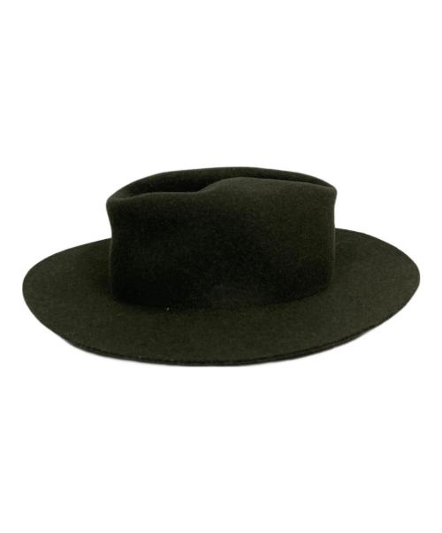 THE H.W.DOG&CO.（エイチダブリュードッグアンドコー）THE H.W.DOG&CO. (エイチダブリュードッグアンドコー) フェルト中折れハット カーキ サイズ:36の古着・服飾アイテム