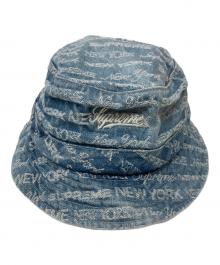 SUPREME（シュプリーム）の古着「Denim Crusher Hat」｜ブルー