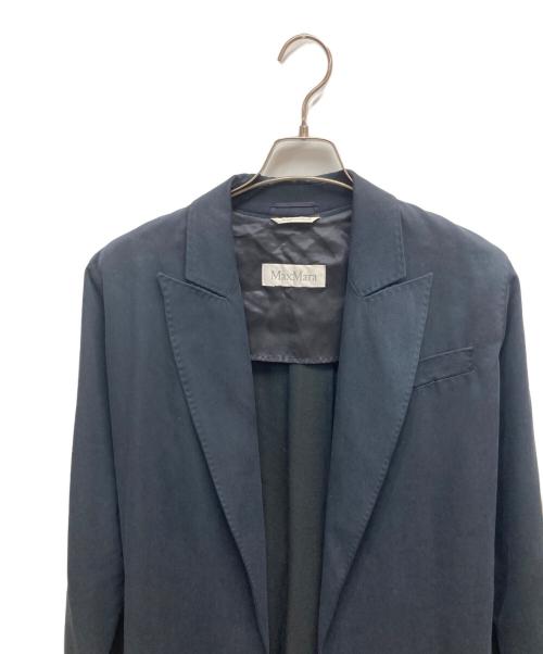 MaxMara（マックスマーラ）MaxMara (マックスマーラ) ガウンコート ネイビー サイズ:36の古着・服飾アイテム