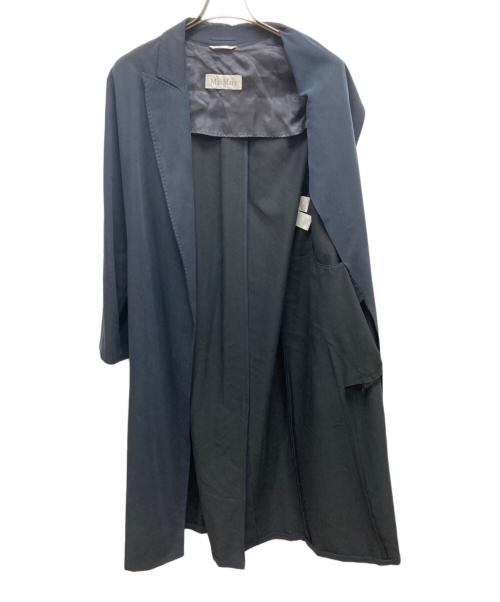 MaxMara（マックスマーラ）MaxMara (マックスマーラ) ガウンコート ネイビー サイズ:36の古着・服飾アイテム
