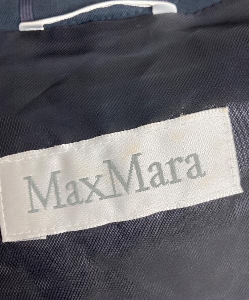 MaxMara（マックスマーラ）MaxMara (マックスマーラ) ガウンコート ネイビー サイズ:36の古着・服飾アイテム