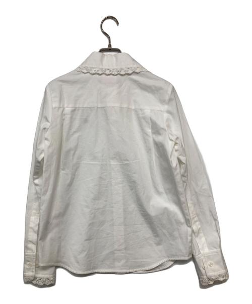 Vivienne Westwood RED LABEL（ヴィヴィアンウエストウッドレッドレーベル）Vivienne Westwood RED LABEL (ヴィヴィアンウエストウッドレッドレーベル) レース装飾シャツ ホワイト サイズ:01の古着・服飾アイテム